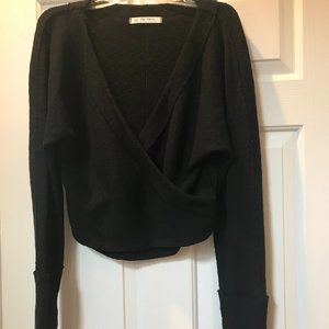 We the Free Black Knit Sweater